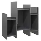 High Gloss Wooden Sideboard Book Cabinet Storage Cupboard Shelf Display Rack