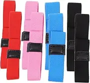 Veemoon 8Pcs Elastic Straps Lunch Box Fixing Bands High Elastic Design Portable and Lightweight for Securing Chopsticks and Spoons