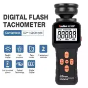 60-40000 RPM Digital Non-Contact Flash Stroboscope Tachometer Speed Tester Gauge