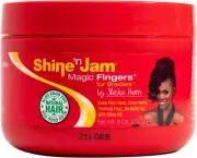 Shine-N-Jam Magic Fingers Gel for Braids - Provides Firm Hold with Non-Greasy Sh