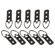 20Pcs 52mm x 20mm D Ring Picture Hangers Frames Hanging Hanger Hooks Bronze Tone