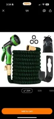 4X Stronger Deluxe Expandable Flexible Garden Water Hose 100ft,