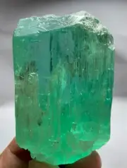 535 Carat Hiddenite Green Kunzite Crystal From Afghanistan