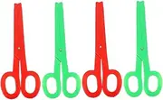 Cabilock 4 Pcs Clown Scissors Oversized Clown Shear Stage Show Prop Halloween Decoration Prop Simulated Scissor Oversized Plastic Scissor Giant Cutting Tool Halloween Party Favors Plastic