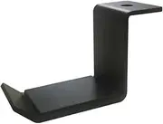 Headphone Holder Aluminium Headsets Holder Silicone Earphone Hanger for Hanging Gaming Headphones Black