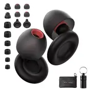 Ear Plugs for Sleeping Noise Reduction Reuseable, Concerts, Focus, Travel, Work,