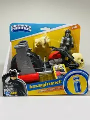 Imaginext Batman Lobo Dawg Dog & Motorcycle Figure DC Super Friends Fisher-Price
