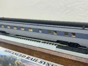 PULLMAN POOL THRU CAR 10-5 SLEEPER 2-TONE GRAY- HO Scale -w/INTERIOR NEW RTR OOP