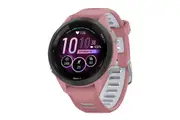 Garmin Forerunner 265S Smart Sports Watch - Black with Light Pink/Whitestone Band, 42mm