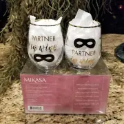 MIKASA Stemless Wine Glasses