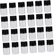 OSOLADY 30Pcs Glass Vials Refillable Bottles for Essential Oils Lotions and Cosmetics Leak with Screw Caps for Travel and Storage of Spices and Pharmaceuticals