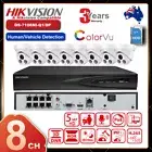 Hikvision 8CH 5MP CCTV System ColorVu IP Camera 4K 8POE NVR MIC Home Security AU