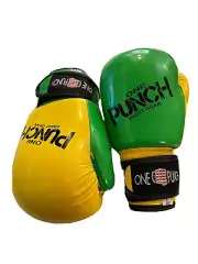 UFL Boxing Gloves Yello/Green 4oz