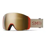 Smith 4D Mag XL Snow Goggles, Rust Frame, ChromaPop Sun Black Gold Mirror Lens