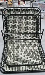 Manja Bed Iron Folding bed- Double Pipe Extra Strength- Charpaya Katiya Portable