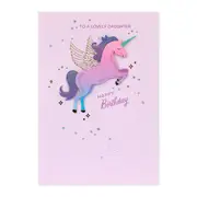 Hallmark Signature Birthday Card For Daughter - Magical Unicorn