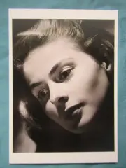 Ingrid Bergman 1990 Vintage Postcard Hollywood Actress Very Good Condition