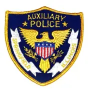 SPRINGFIELD – AUXILIARY - ILLINOIS IL Sheriff Police Patch VINTAGE OLD MESH