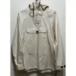 [二手美品] HARDBOILED ANORAK 套頭風衣 外套 衝鋒衣 軍裝 日本布料 白色 M號 NIGEL