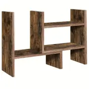 Eco-Friendly Wooden Desktop Organizer and Display Shelf