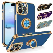 For iPhone 11 12 13 14 15 Pro Max Plus Rugged Case Shockproof Kickstand Cover