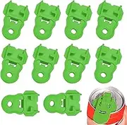 Manual Easy Can Opener, 10X Beer Bottle Openers, Beverage Can Top Ring Opening Tool, Portable Kitchen Gadget, Protects Nails