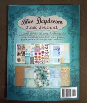 Blue Daydream Junk Journal Kit Scrapbook Ephemera Book cards tags postage cover