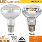 R80 E27 8W 3000K / 6000K 660Lm Reflector LED Filament Bulb Lamp ES Globe