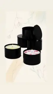 12 Pack Empty Candle Tins black matte Jars With Lids Bulk for Candle Making 8oz