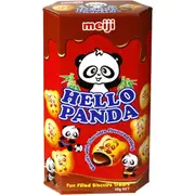 Meiji Hello Panda Biscuits with Chocolate Filling 50g