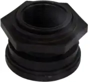 Polypropylene Bulkhead Fittings with NBR or Viton Gaskets