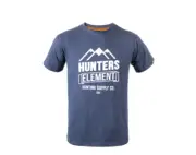 Hunters Element Vista Tee Blue - 100% Premium Cotton - Small
