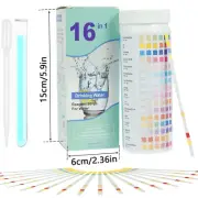16 in 1 Water Testing Kit for Drink Water Accurate Test Strips Testing Strips₡