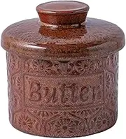 Generic Large Capacity Versatile Vintage Storage Jar with Lid for Kitchen and Home Decor.