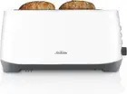 Rise Up 4 Slice Toaster | Extra Long Slots 7 Browning Settings White TAP0003WH