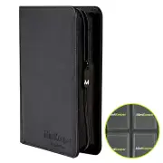 MintKeeper Premium Zip Toploader Binder - 4 Pocket Folder - Fits 128 Top Loaders