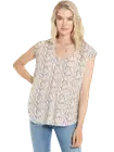 Dear John Twilight Mauve Thistle Snake Top