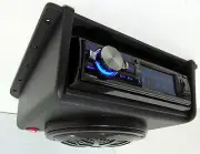 Golf Cart UTV Tractor Boat Roof Mount Bluetooth Stereo Radio Speaker & antenna