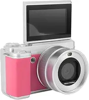 Pomya 5K Digital Camera, 18X Zoom WiFi Video Camcorder Autofocus with 3 Inch 180 Degree Flip Screen, 80MP HD Dual Lens Travel Camera for Selfie Vlog (Roseate)
