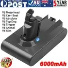 21.6V 6000mAh Battery For Dyson V6 DC58 DC59 DC61 DC62 SV03 HEPA Animal Absolute