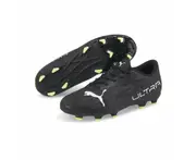 PUMA Ultra 4.4 FG/AG Football Boots - Black/White-Fizzy - YOUTH - Kids Shoe