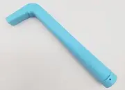 Hiccup Straw - Stops Hiccups Naturally & Fast - Clinically Proven Relief for All Ages, Children & Adults - Lightweight, Reusable, & Safe Case (Blue)