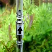 Stainless Steel CO2 Non-Return Check Valve One-Way Aquarium Fish Tank Tools