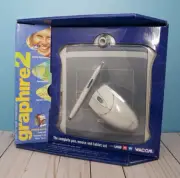 WACOM GRAPHIRE 2 GRAPHICS ART TABLET WITH PEN & MOUSE