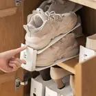 5pcs Adjustable Shoe Storage Rack Space-Saving Shoe Holder Cabinet