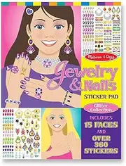 Melissa & Doug: Jewelry & Nails Sticker Pad Glitter Collection