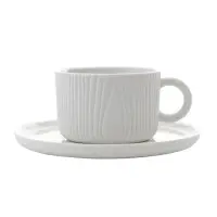 在飛比找momo購物網優惠-【TOAST】MU 咖啡杯盤組_白