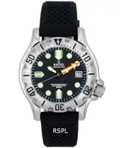 RATIO FreeDiver Professional Black Dial Automatic RTF009 500M Analog Mens Watch