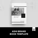 ASHI BRAND BOOK 40P 極簡企業品牌宣傳畫冊設計模板.B2019071305