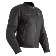 RST Brixton CE Ladies Waterproof Wax Jacket - Black